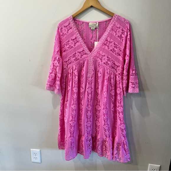 NWT Jilly Box x Astrid Clothing: Famous Midi size Medium pink - Picture 7 of 9